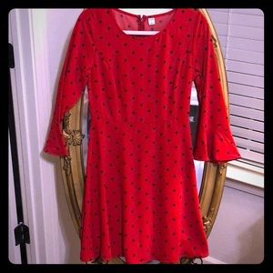 Old Navy polka dot dress size small